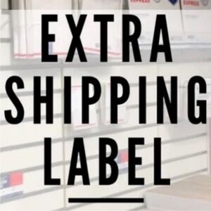 Extra shipping label